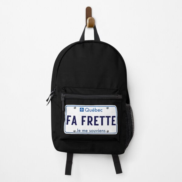 Item preview, Fa Frette Y Fait Frette Quebec Funny Car License Plate designed and sold by Quebec-Shop.