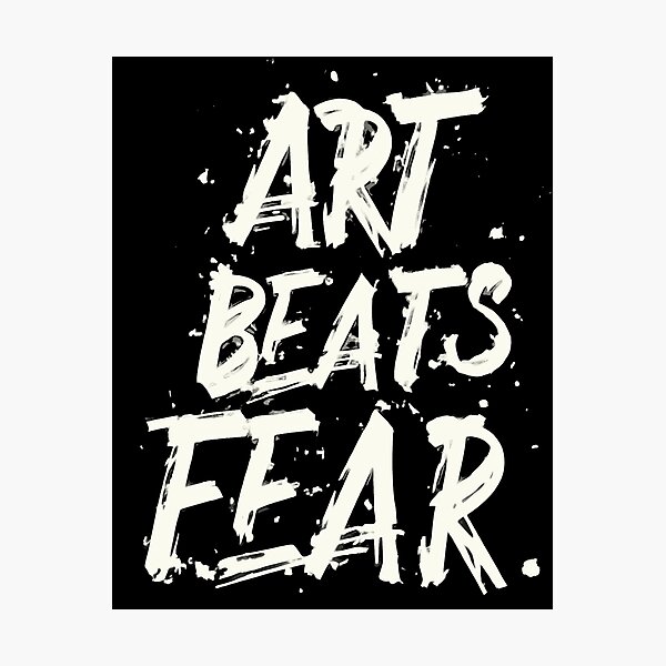 Item preview, Art Beats Fear designed and sold by 2wear.