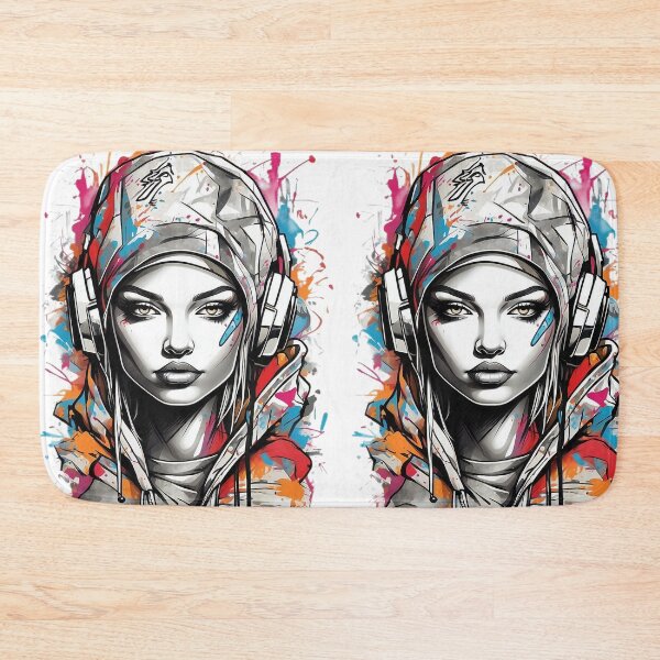 Item preview, Rhythmic Soul: A Portrait of Urban Melodic Essence designed and sold by ArtComixHaven.