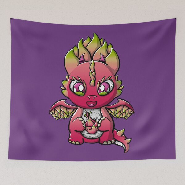 Item preview, Dragonfruit or Pitaya Dragon Art designed and sold by NLDStudios.