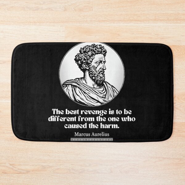 Item preview, Portrait of Marcus Aurelius and philosophy quote designed and sold by CachoGlorious.