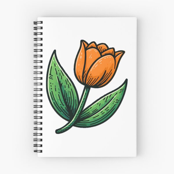 Item preview, Cartoon Orange Tulip designed and sold by TitanWear.