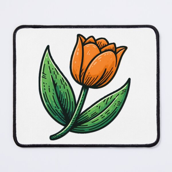 Item preview, Cartoon Orange Tulip designed and sold by TitanWear.