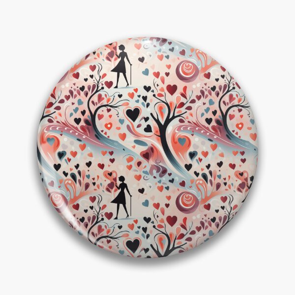 Item preview, Seamless Valentine Love Pattern designed and sold by VoyteksDesigns.