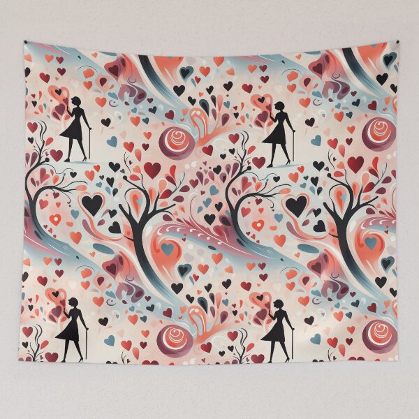 Item preview, Seamless Valentine Love Pattern designed and sold by VoyteksDesigns.