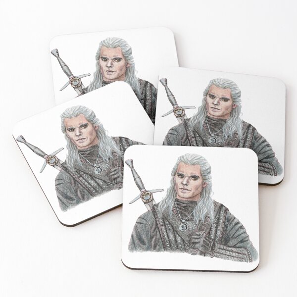 Item preview, Portrait of Henry Cavill as The Witcher Geralt of Rivia (No Background) designed and sold by MariaCameliaArt.