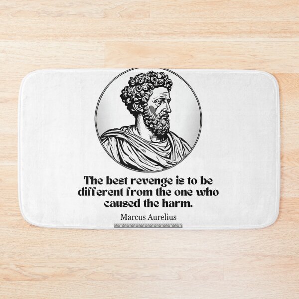Item preview, Portrait of Marcus Aurelius and philosophy quote for work lovers designed and sold by CachoGlorious.