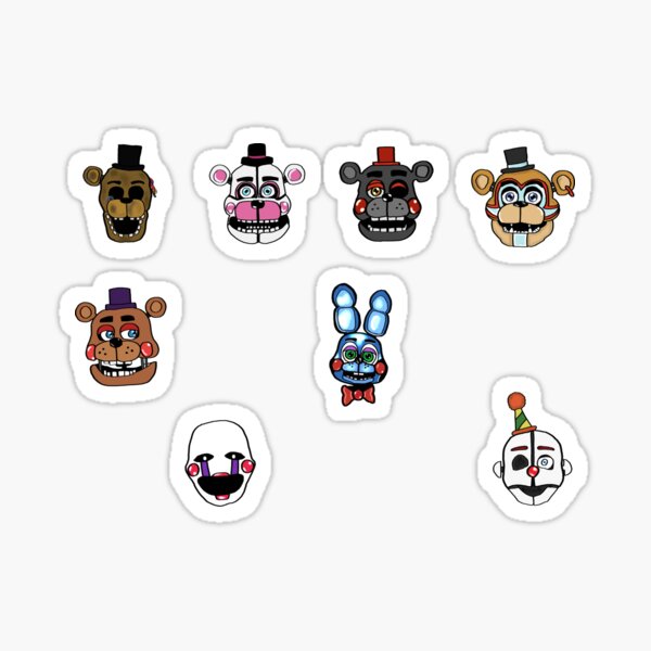 Five Nights at Freddy's Party Supplies Lenticular Stickers Set ~ 40+ D –  ToysCentral - Europe