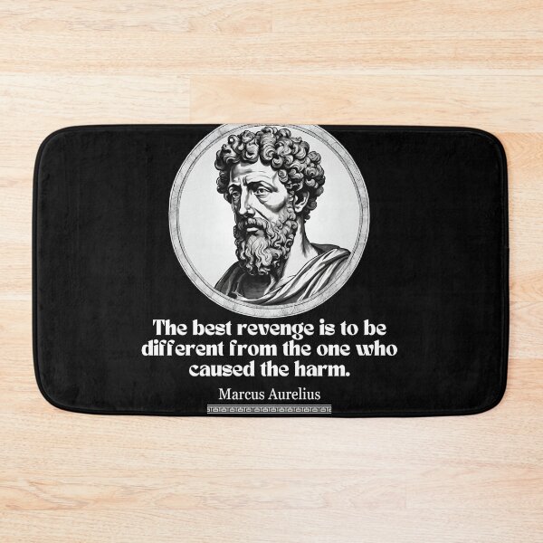Item preview, Portrait of Marcus Aurelius and philosophy quote designed and sold by CachoGlorious.