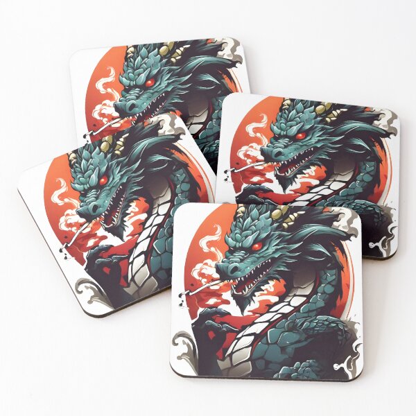 Artikelvorschau, Serpentine Ember: Rauchende japanische Drachenkraft entworfen und verkauft von WAUZ.