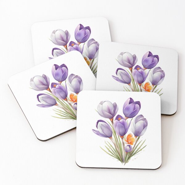 Item preview, Purple Crocus (Crocus vernus) designed and sold by HOMETOWN86.
