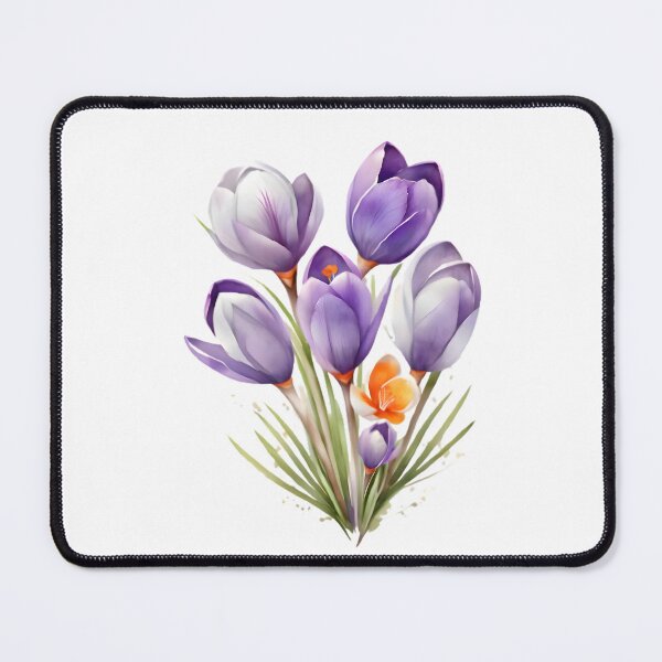 Item preview, Purple Crocus (Crocus vernus) designed and sold by HOMETOWN86.