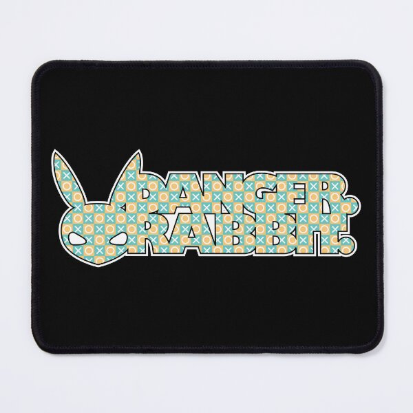 Item preview, Danger Rabbit logo - aqua/yellow designed and sold by DANGER RABBIT.