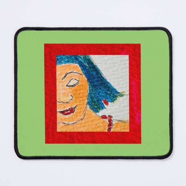 Item preview, Blue-Haired Beauty designed and sold by phylliswalter.