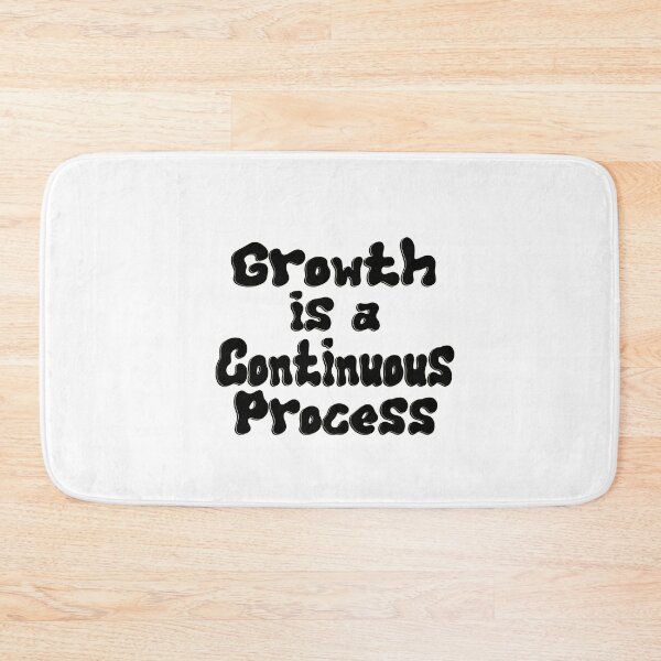 Item preview, Growth is a Continuous Process, 2024 Quote Vibe Mindset Selfcare Trend Groovy Positive Love Aesthetic designed and sold by DjenShop.