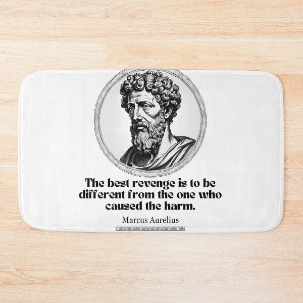 Item preview, Portrait of Marcus Aurelius and philosophy quote for work lovers designed and sold by CachoGlorious.