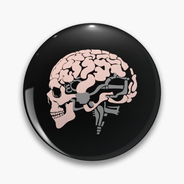 Item preview, Mechanical brain, vector design, skull designed and sold by Slavic1991.