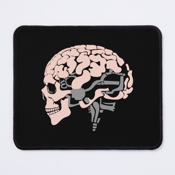 Item preview, Mechanical brain, vector design, skull designed and sold by Slavic1991.