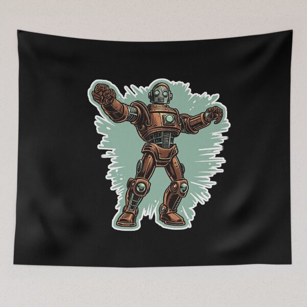 Item preview, Cartoon Robotics Robot Comic Book Retro Hero Is More Importanter Cute Gift For High School College Student Robotic Robo designed and sold by arcadetoystore.