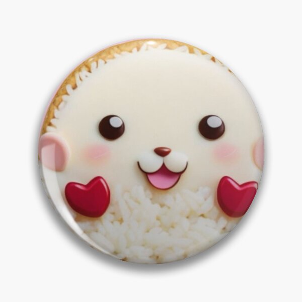 Item preview, Kawaii Valentine’s Day Rice cake designed and sold by SaratranArt.