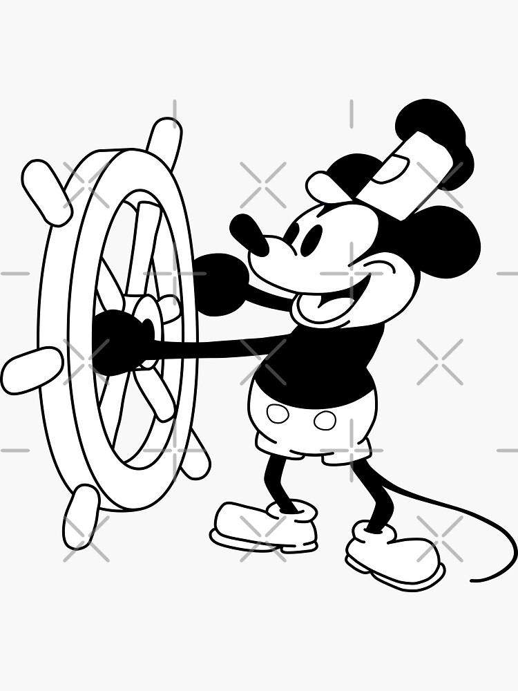 Artwork view, NDVH Steamboat Willie designed and sold by nikhorne
