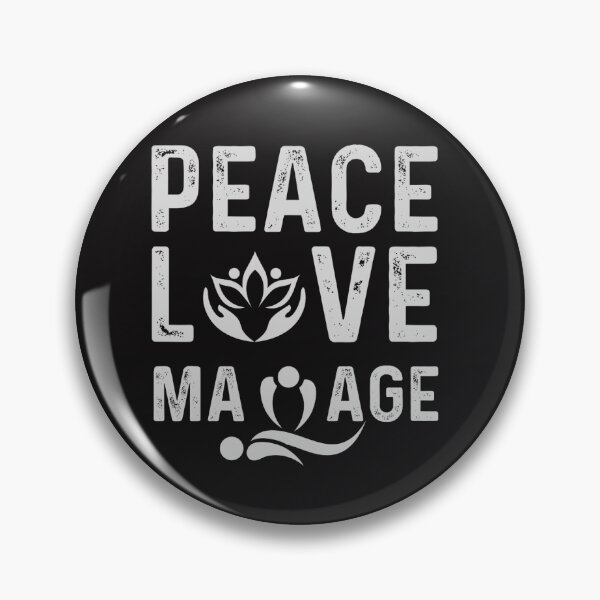 Item preview, Funny Massage Quate, Peace Love Massage design, Cool Lover designed and sold by GELPADON15.