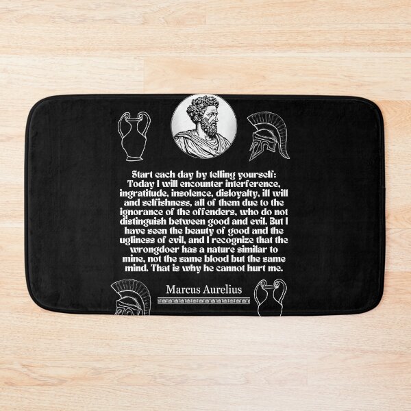 Item preview, Portrait of Marcus Aurelius and meditations quote designed and sold by CachoGlorious.