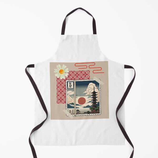 Item preview, Japanese style vintage stamp designed and sold by AmandaDigital.