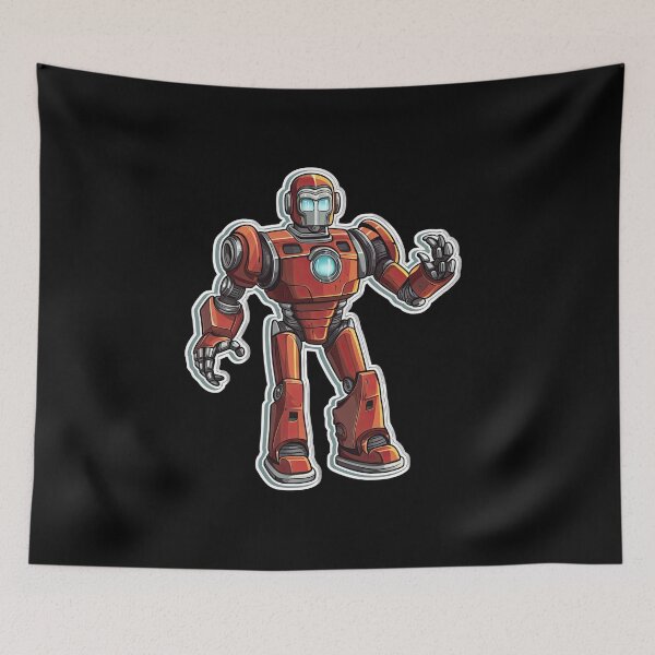 Item preview, Robot Comic Book Retro Hero Cartoon Robotics Is More Importanter Cute High School Gift For College Student Robotic Robo designed and sold by arcadetoystore.