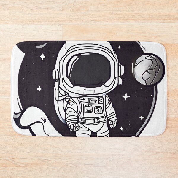 Item preview, Monochrome Space Explorer(2) designed and sold by CoolEnthusias.