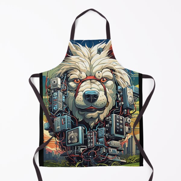 Item preview, Cyborg Samoyed designed and sold by robertmullineux.