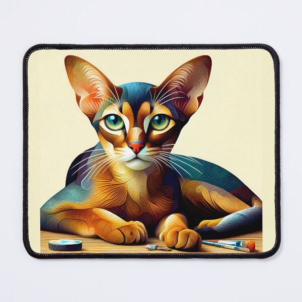 Item preview, Abyssinian Whispers: Artistic Elegance Unleashed designed and sold by BastKittyStore.
