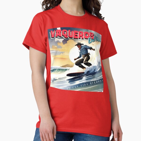 Item preview, Vaqueros Del Mar "Goofy Footer" designed and sold by Topher Gallo.