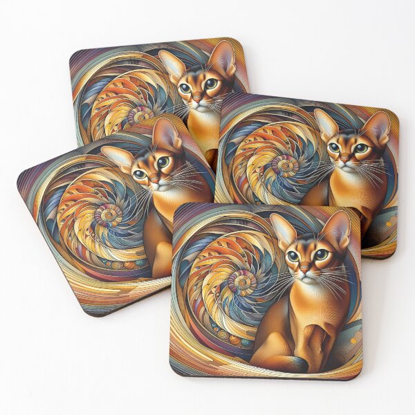 Item preview, Abyssinian Reverie: Artistic Whispers Unleashed designed and sold by BastKittyStore.