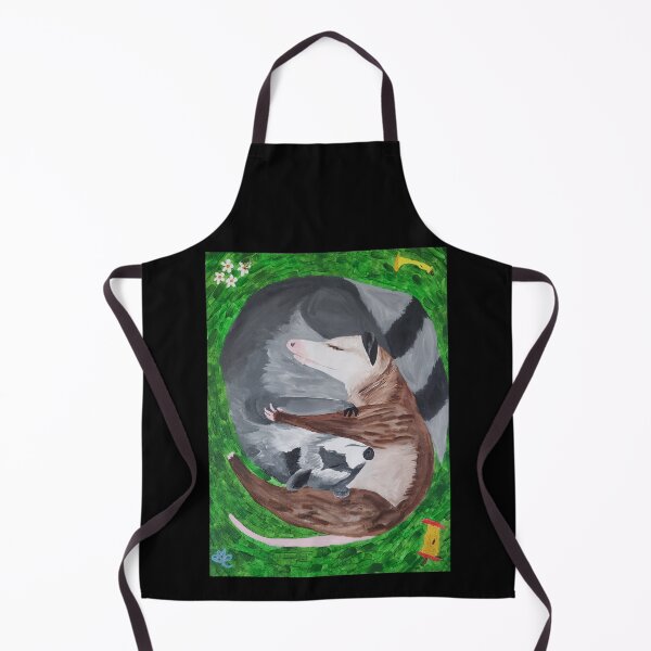 Item preview, Perfect Sonnet, Opossum Raccoon Painting designed and sold by Joyful Chaos Art.