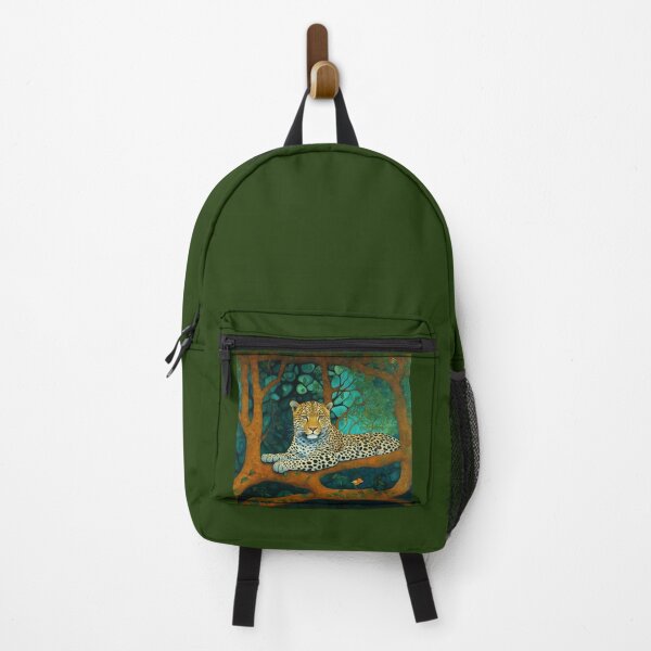 Item preview, A beautiful leopard in a grove of tropical plants. designed and sold by Natalia-Vlad.