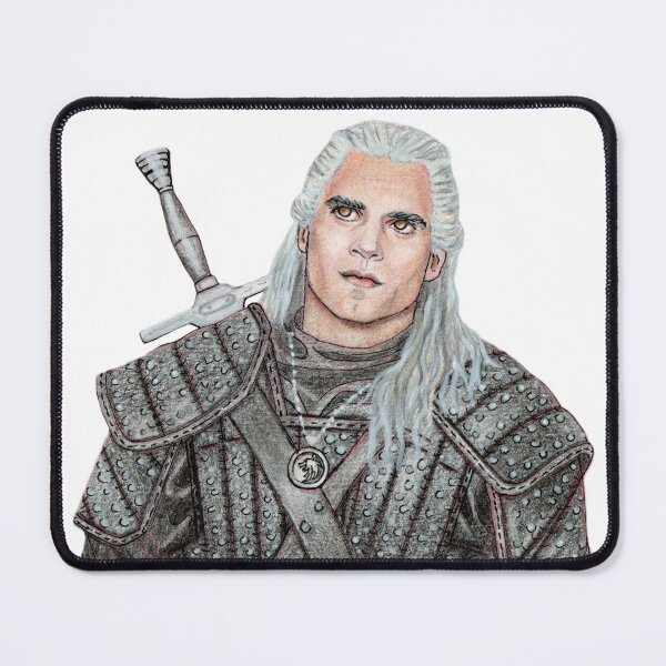 Item preview, Portrait of Henry Cavill as The Witcher Geralt of Rivia (No Background) designed and sold by MariaCameliaArt.