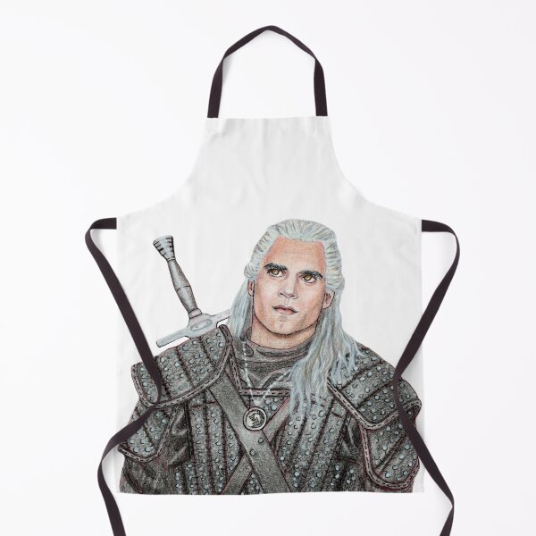 Item preview, Portrait of Henry Cavill as The Witcher Geralt of Rivia (No Background) designed and sold by MariaCameliaArt.