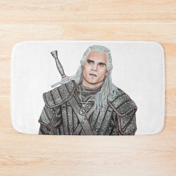 Item preview, Portrait of Henry Cavill as The Witcher Geralt of Rivia (No Background) designed and sold by MariaCameliaArt.