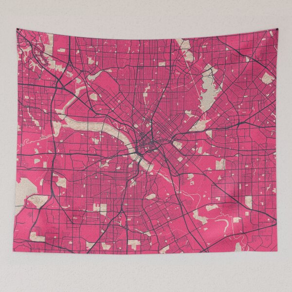 Item preview, Dallas City Map of Texas, USA - Blossom designed and sold by deMAP.