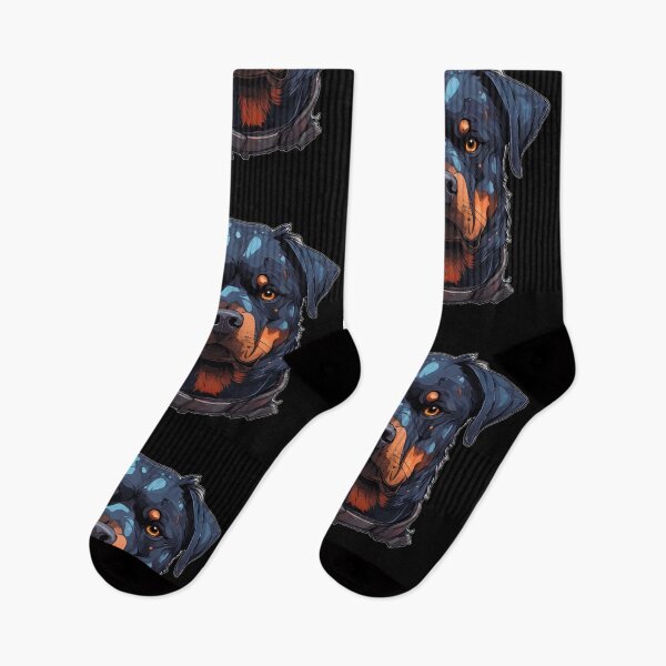 Item preview, Rottweiler Dog in natural colors designed and sold by Aquillashop.