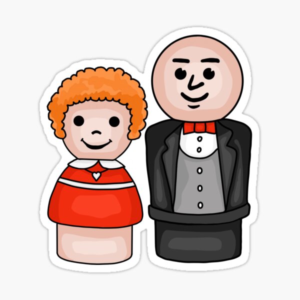 Item preview, Annie and Daddy Warbucks designed and sold by Unhinged Heather.