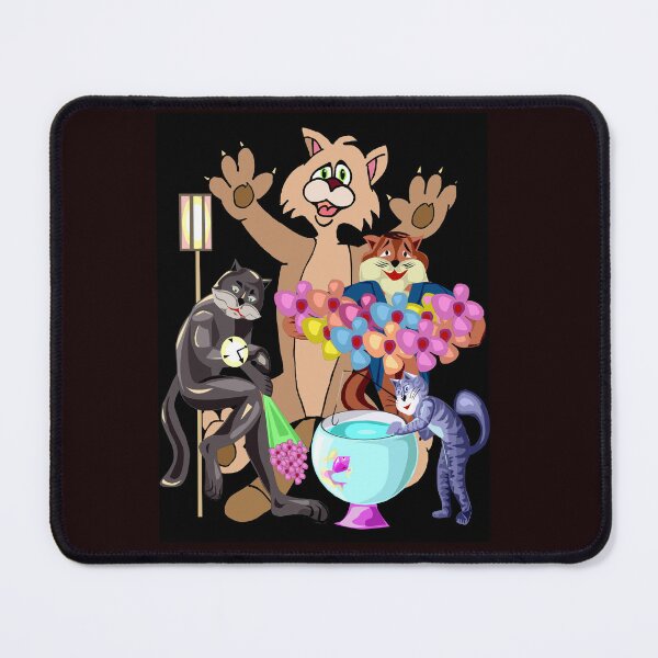 Item preview, Comic Cats Fantasy Whimsical Funny Print designed and sold by posterbobs.