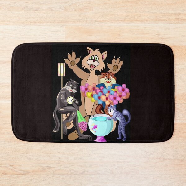 Item preview, Comic Cats Fantasy Whimsical Funny Print  designed and sold by posterbobs.