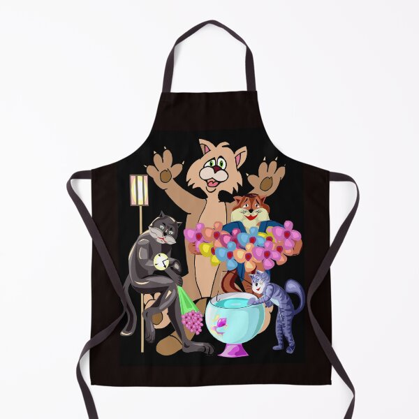 Item preview, Comic Cats Fantasy Whimsical Funny Print  designed and sold by posterbobs.