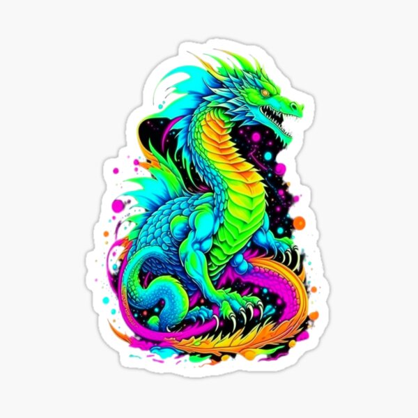 Item preview, Radiant Scales: The Luminescent Dragon designed and sold by LeilanieTshop.
