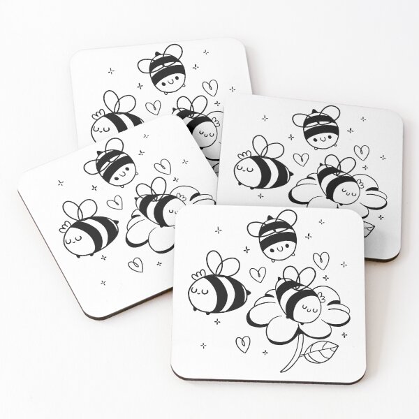 Item preview, Cute bees designed and sold by mannuilustra.