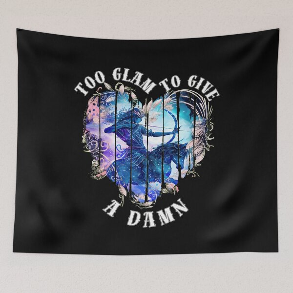 Item preview, Too Glam To Give A Damn designed and sold by ZodiacWonders.