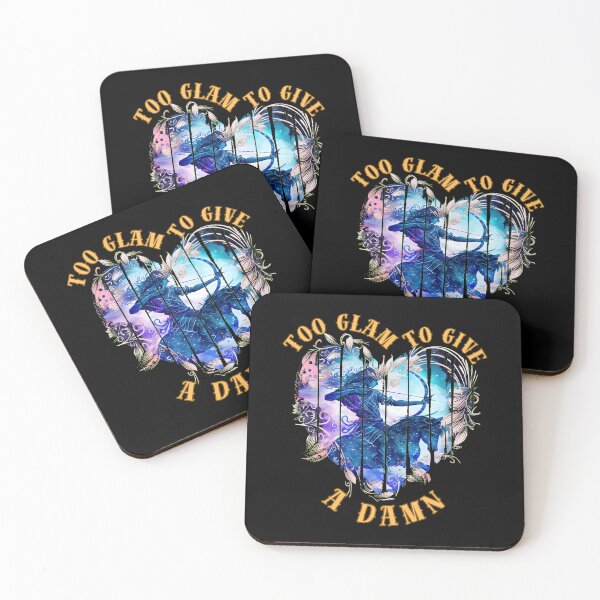Item preview, Too Glam To Give A Damn. sagittarius sign designed and sold by ZodiacWonders.