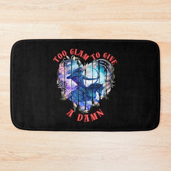 Item preview, Too Glam To Give A Damn. sagittarius astrology designed and sold by ZodiacWonders.